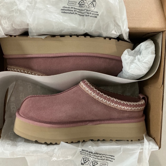 UGG TAZZ SLIPPERS PINK DAWN - Picture 1 of 3
